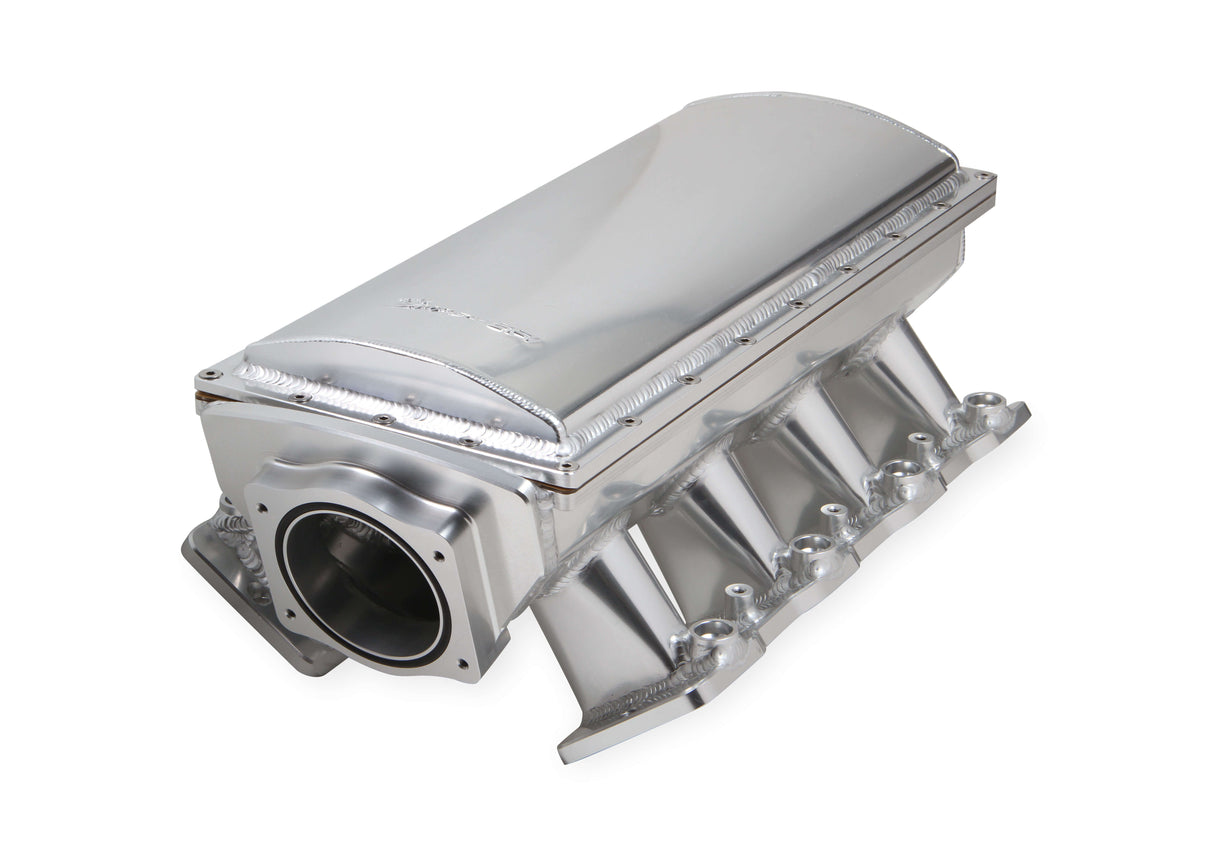 Holley 838231 Sniper EFI Fabricated Race Series Intake Manifold - GM LS3/L92 - 90mm - Silver