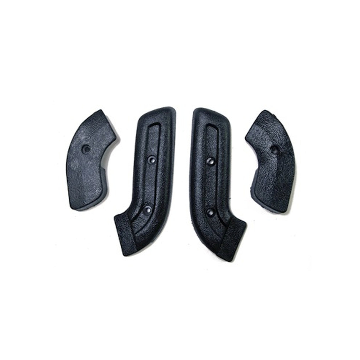 Scott Drake Seat Hinge Covers (Black) - C8AZ-6561692-5B