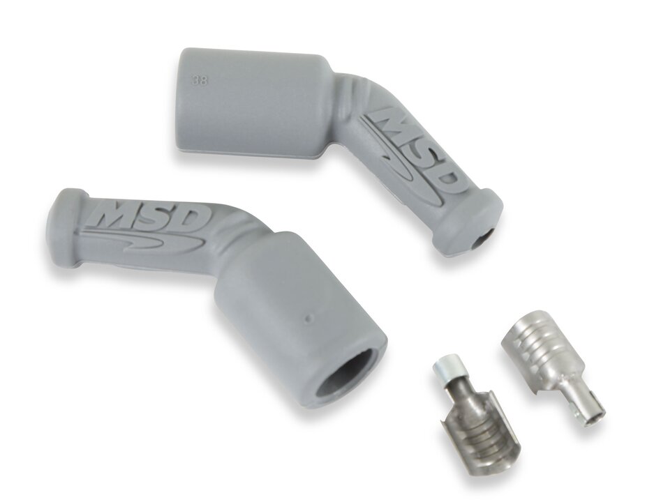 MSD LS1, 45 Degree Boots & Terminals, 2/Card - 3304