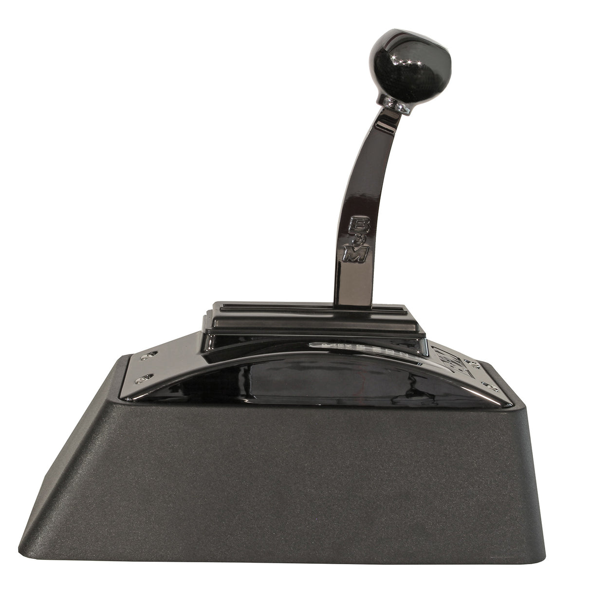 B&M Automatic Ratchet Shifter - Quicksilver - Black - 81683