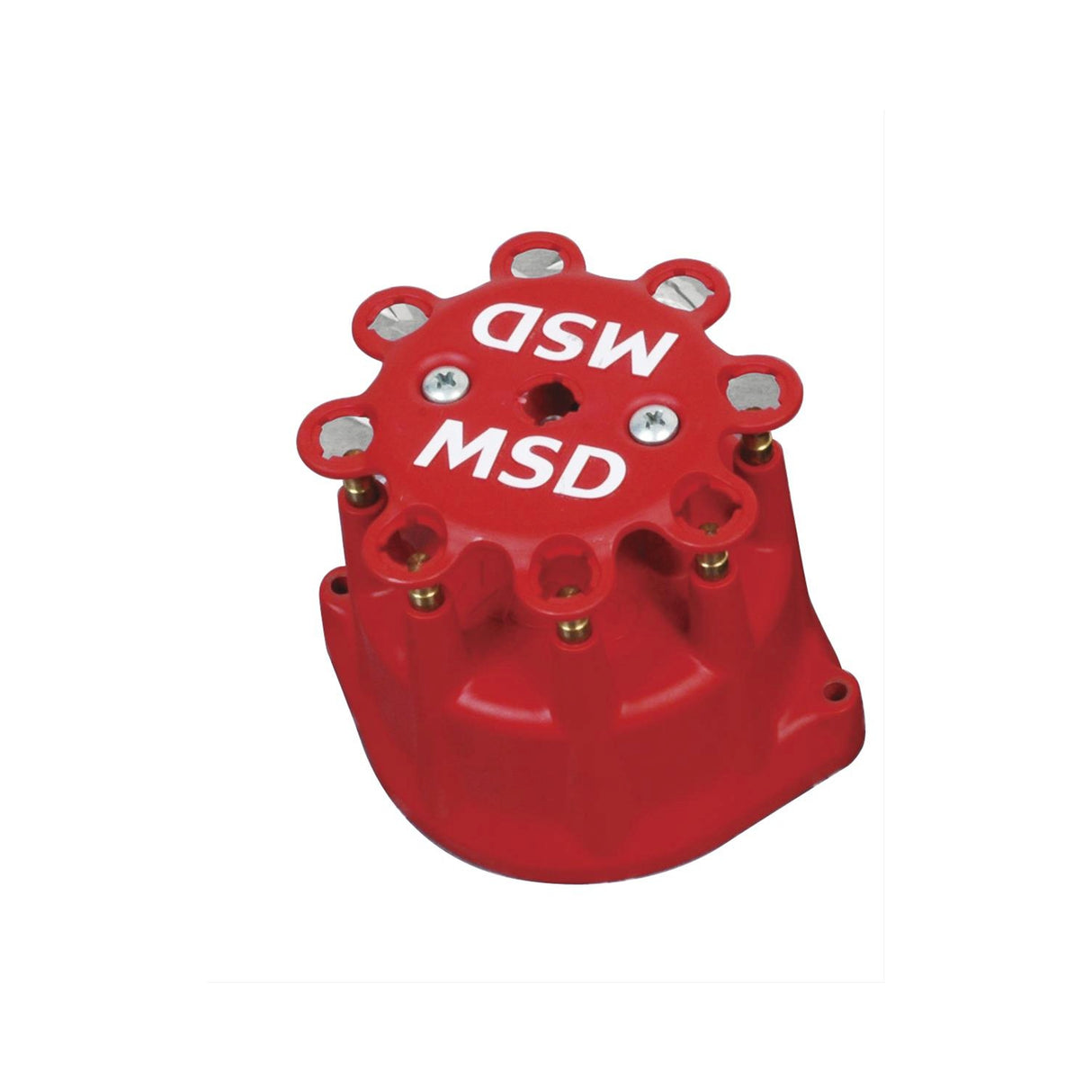 MSD Distributor Cap, Pro-Billet Marine, Ford, Red - 84316
