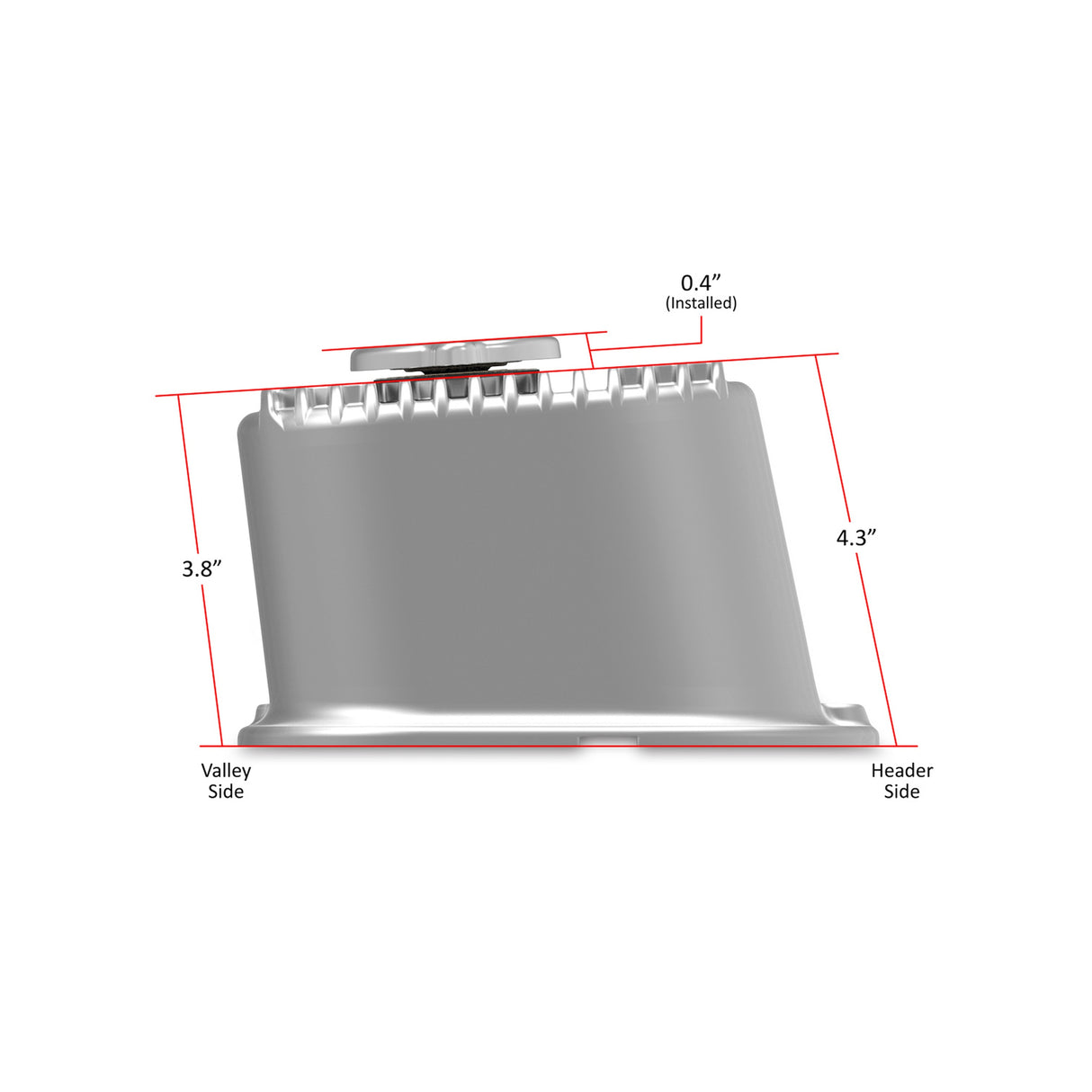Holley 241-150 Tall M/T Valve Covers for Big Block Chevy Engines - Natural Cast Finish