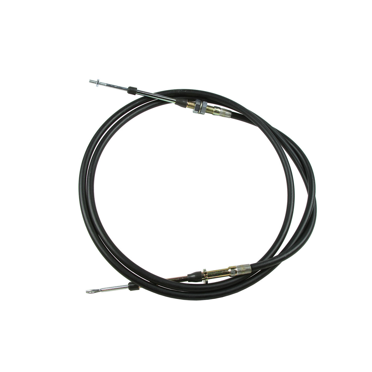 B&M Super Duty Shifter Cable - 8-Foot Length - Black - 81834