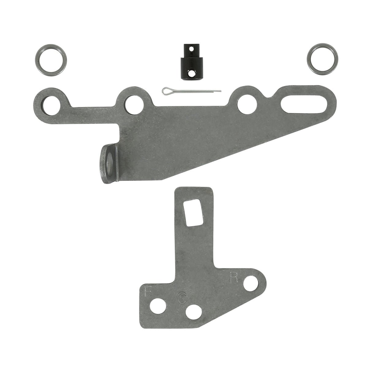 B&M Cable Bracket & Shift Lever Kit - GM - 35498