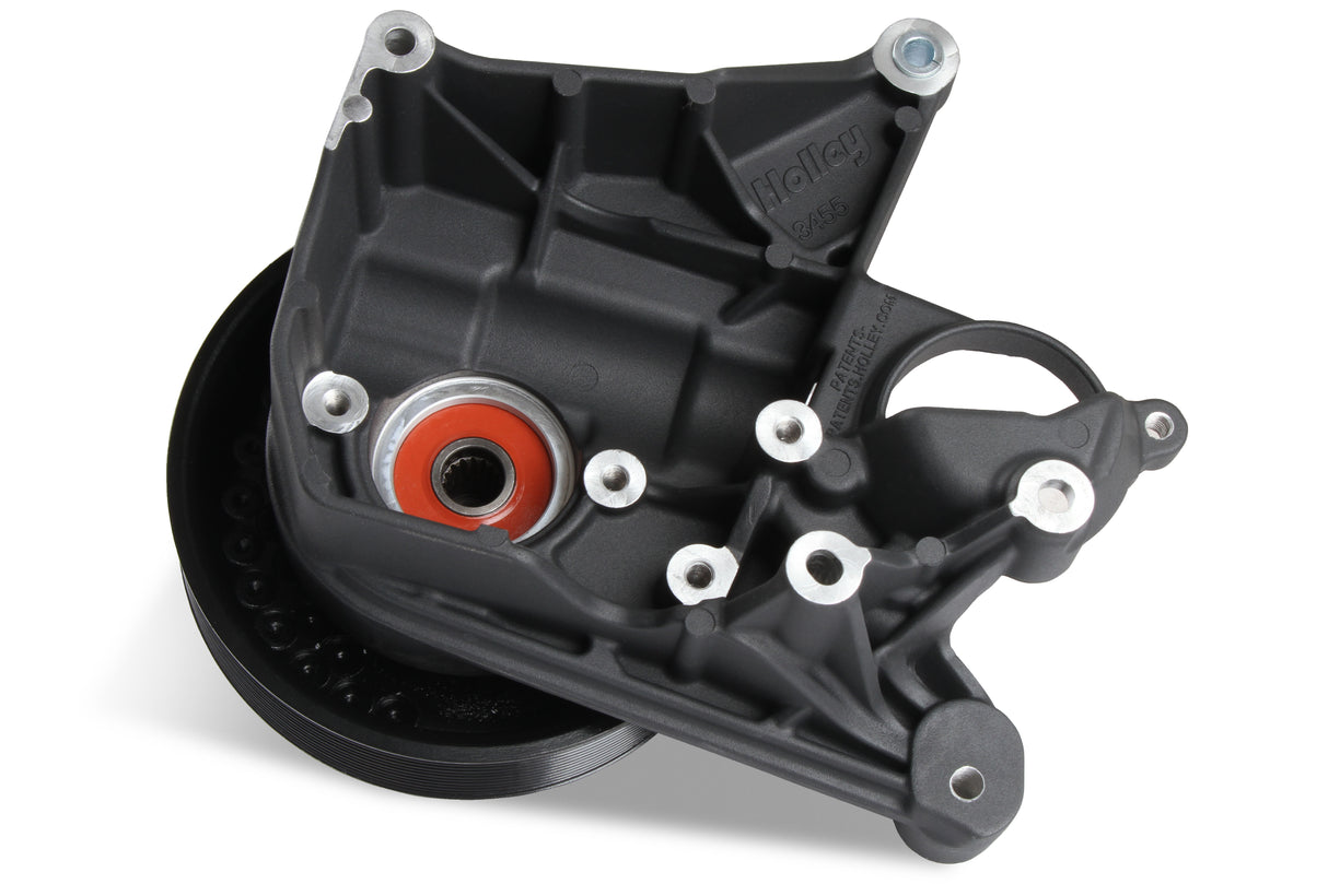 Holley 97-267BK BRACKET KIT, P/S LT5-W SHORT SPACER NATURAL-BLACK FINISH