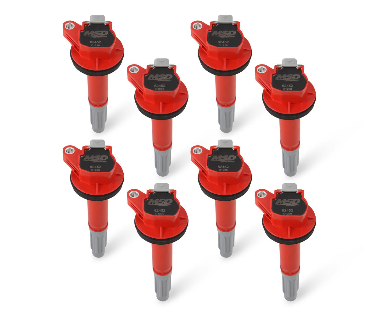 MSD Ignition Coil - Blaster - Ford Shelby GT350/500 5.2L V8 - Red - 8-Pack - 824528