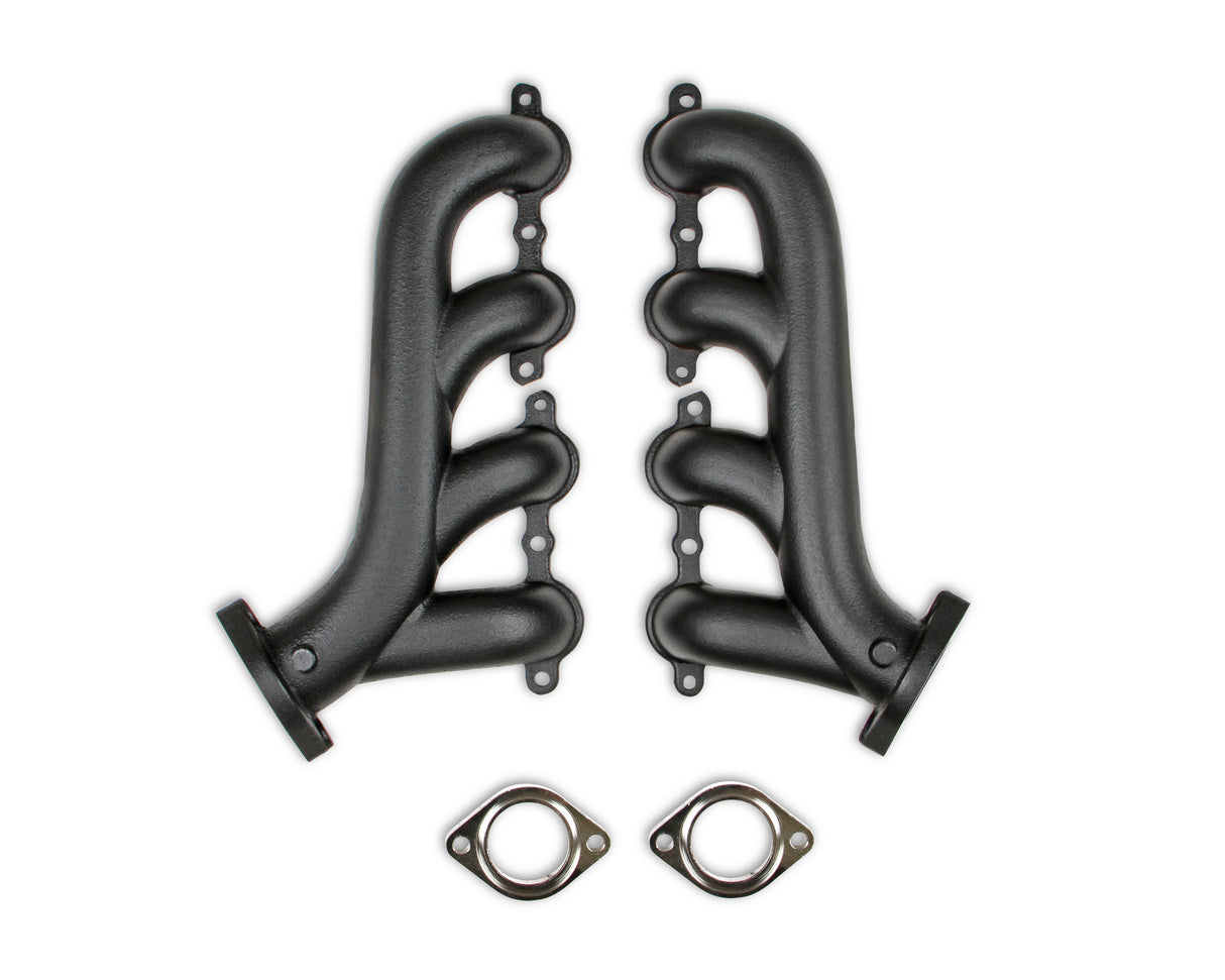 Flowtech LS Swap Exhaust Manifolds - Black Ceramic Finish - 31730-3FLT