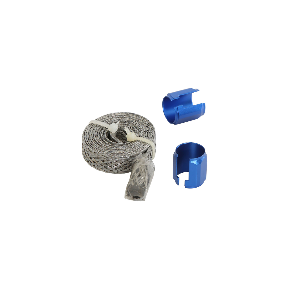 Mr Gasket Mr. Gasket Flex-Braid Hose Sleeve Kit - Blue - 8091
