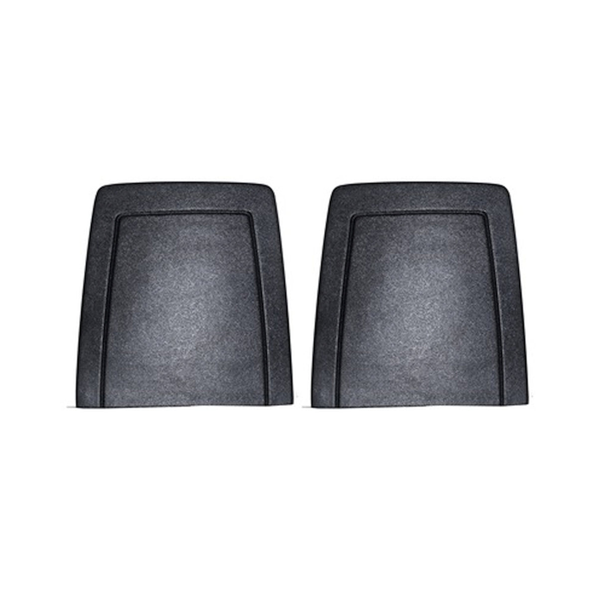 Scott Drake 1972-73 Mustang Seat Back Panels Standard/Deluxe (Black) - D2ZZ-6560762