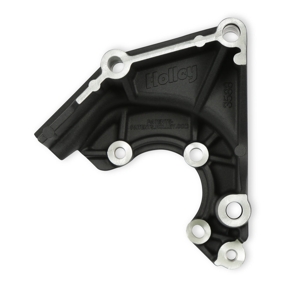 Holley 20-165BK Mid LSA/LS Accessory Drive Bracket Kit - Power Steering - Black