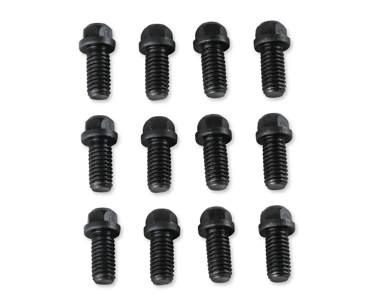 Mr Gasket Header Bolts - 3/8-16 x 3/4 Inch Hex Head - Set of 12 - 915
