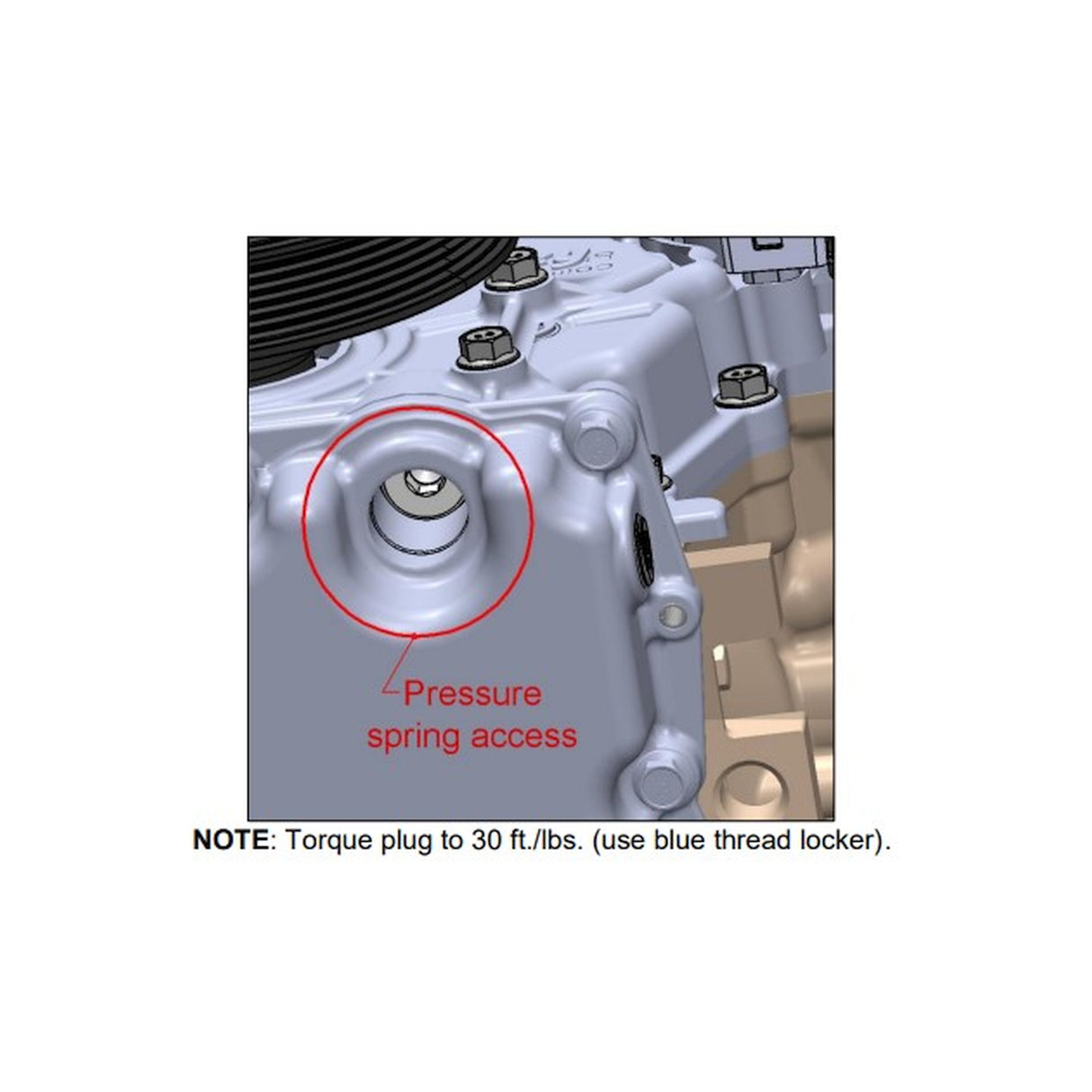 Holley 302-102 High Pressure Spring - Godzilla 7.3L Engine
