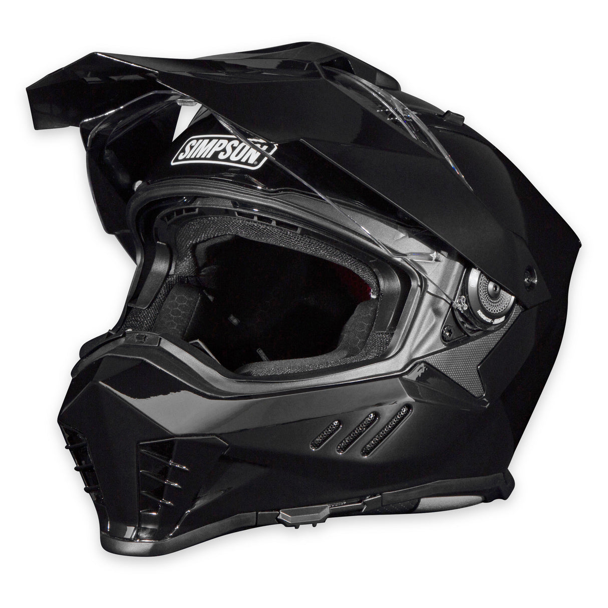 Simpson Motorcycle Xcursion Bandit Helmet - Black LG - XB2LG