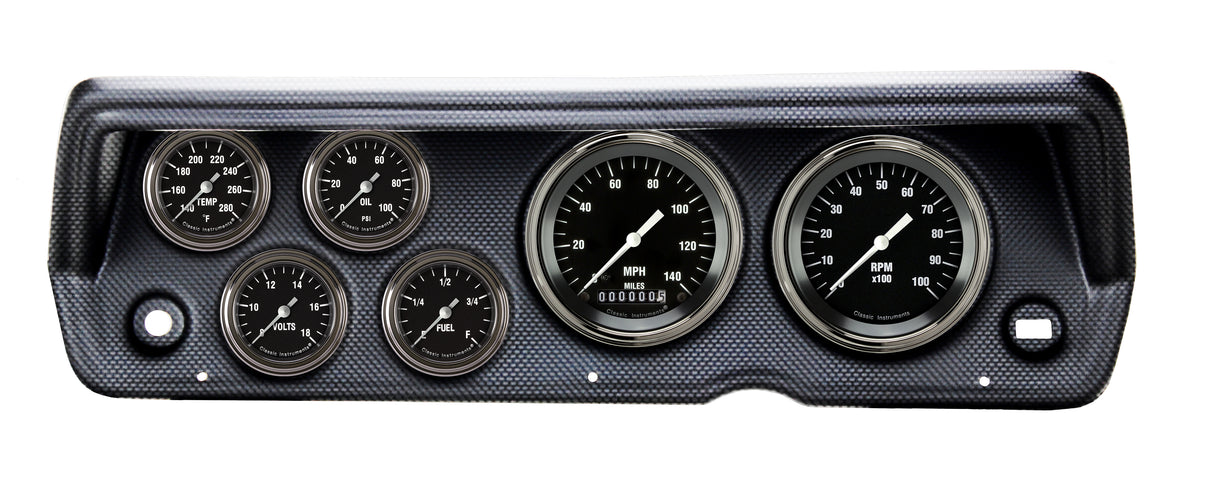 Classic Instruments 70-76 DUSTER HOT ROD FS 6ga SET-MOPAR - CDDU70HR101CF