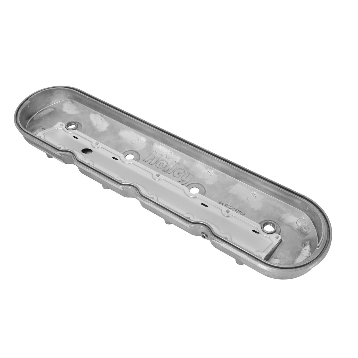Holley 241-92 Standard Height LS Valve Covers for Dry Sump Applications - Natural Cast