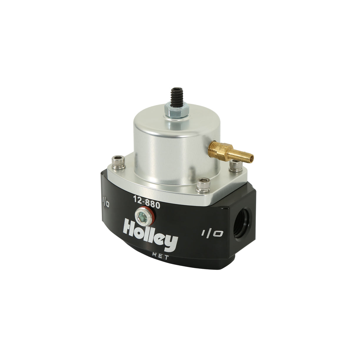 Holley 12-880KIT Carb/EFI Adjustable Billet By-Pass Regulator-6AN Kit
