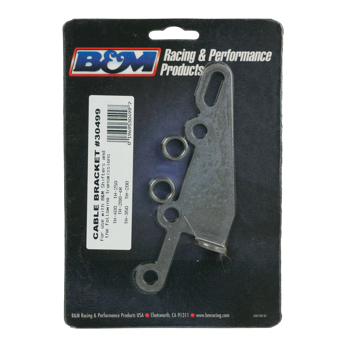 B&M Cable Bracket Kit - GM - 30499