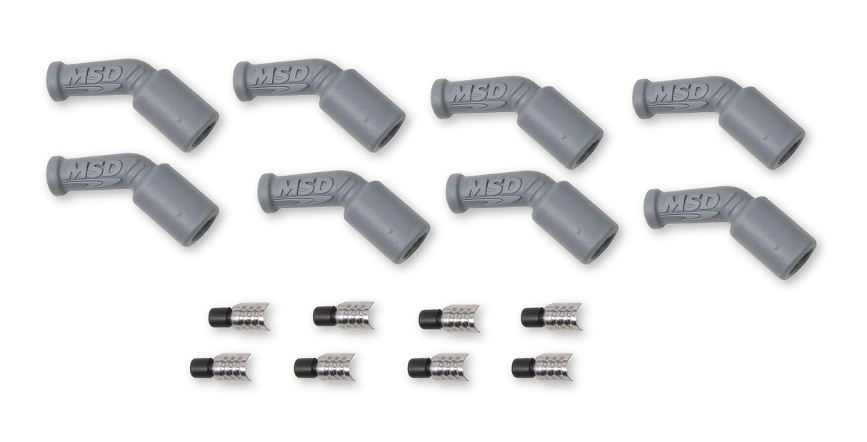MSD LS1, 45 Degree Boots & Terminals, 8-Pack - 33048
