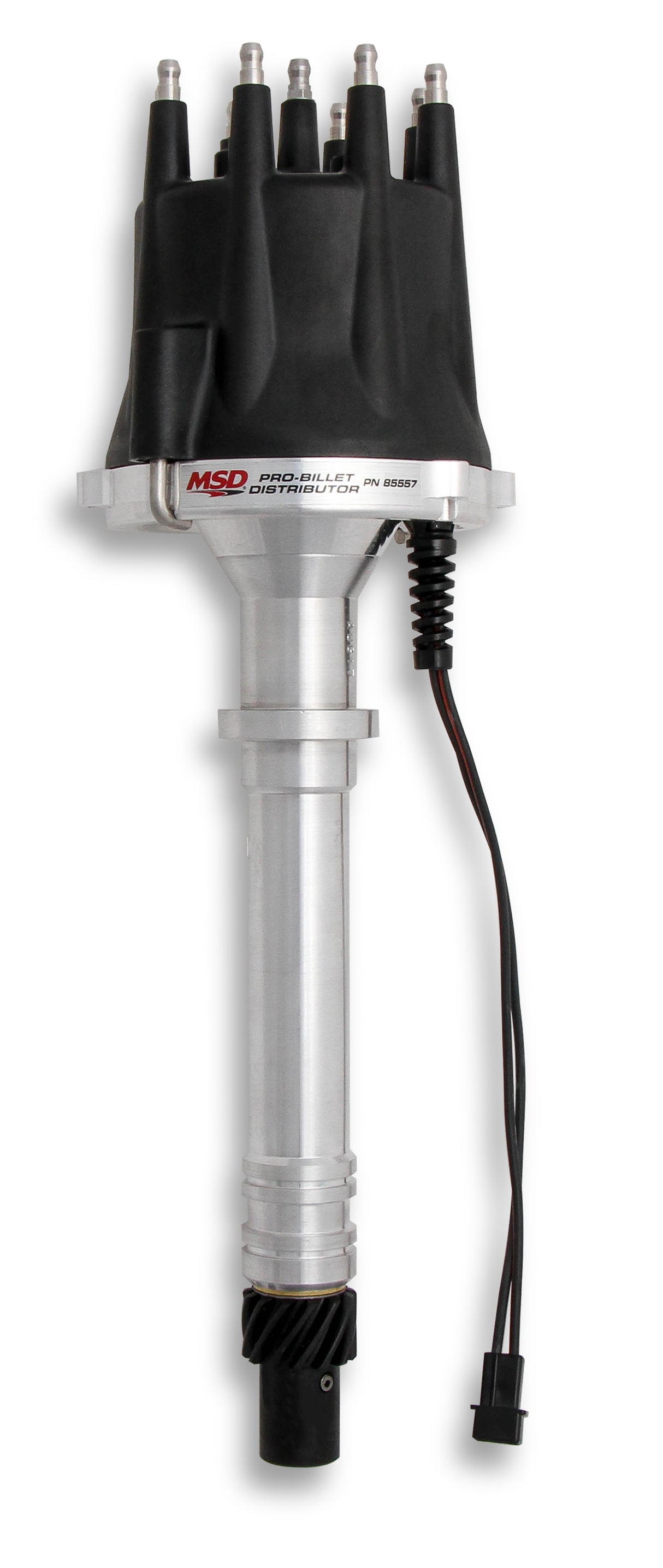 MSD Chevy V8 Pro-Billet Distributor w/Black Cap - 85557