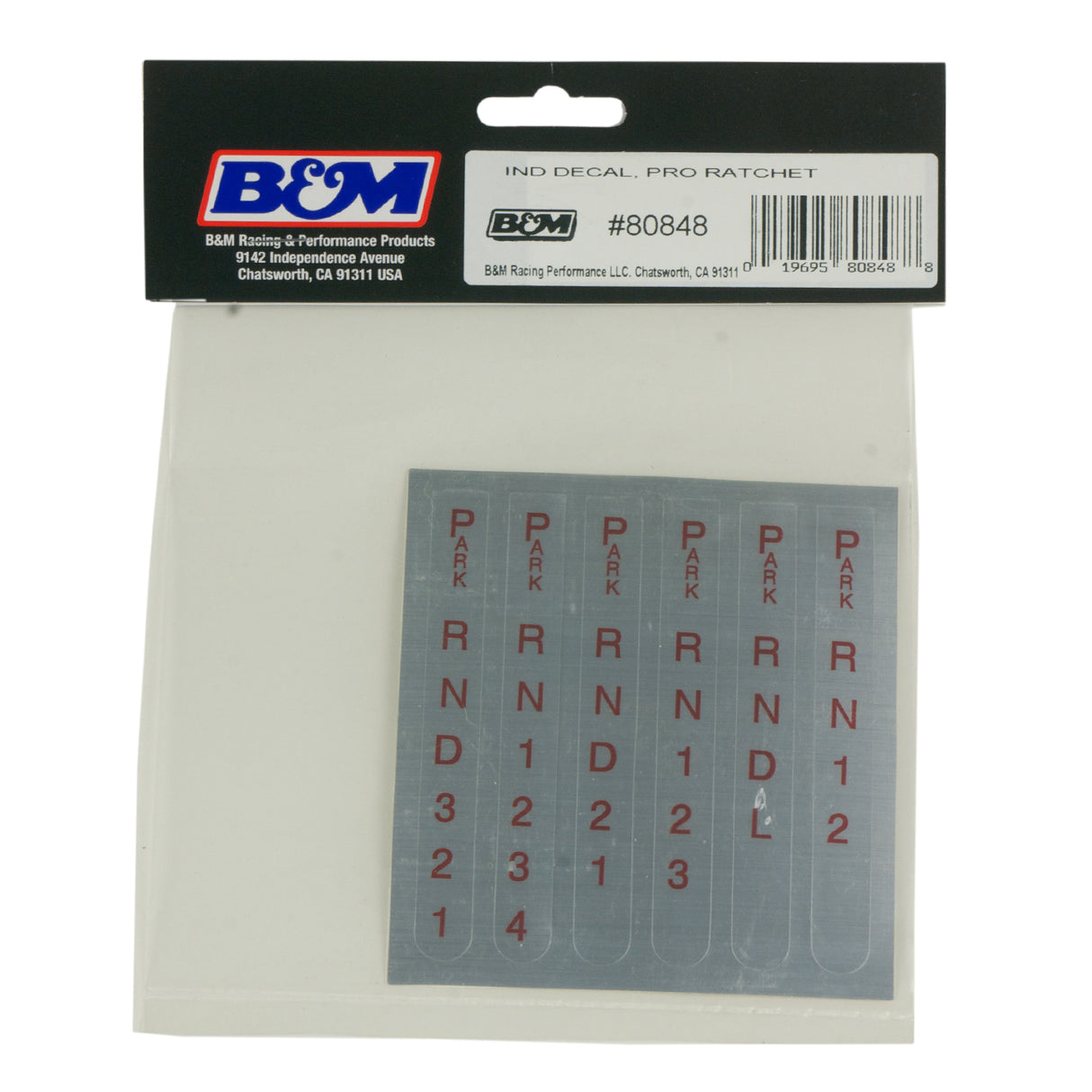 B&M Indicator Decal - 80848