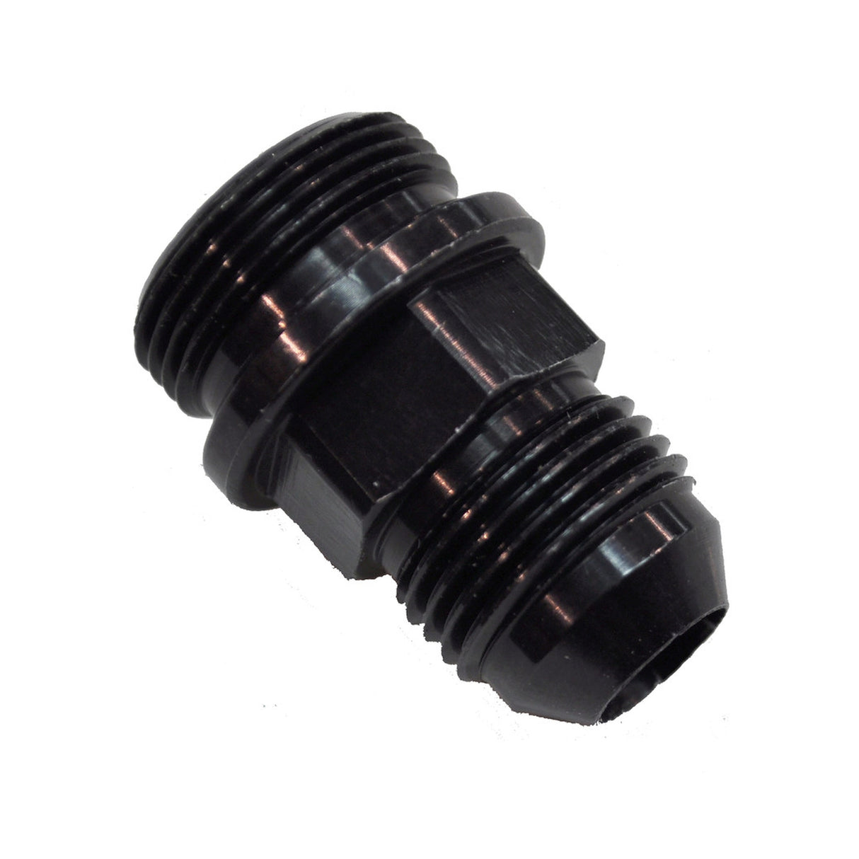Quick Fuel 7/8-20 -8 A/N Fuel Inlet Fitting Black - 19-38QFT