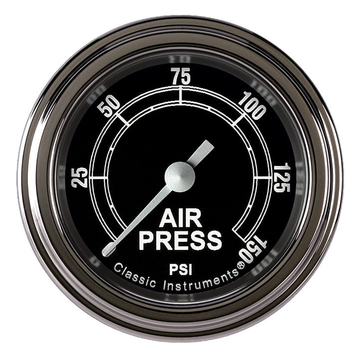 Classic Instruments Traditional 2-1/8" Air Pressure Gauge - TR118SLF