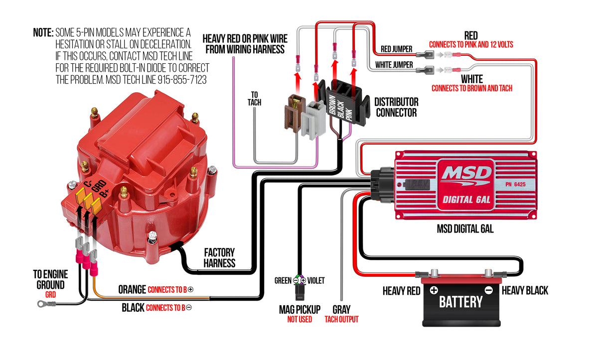 MSD Digital 6AL Ignition Control - Black - 64253