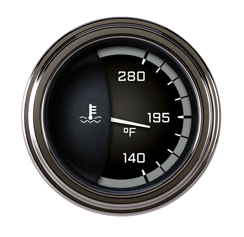 Classic Instruments AUTO CROSS GREY 2IN WATER TEMP - AX26GSLF