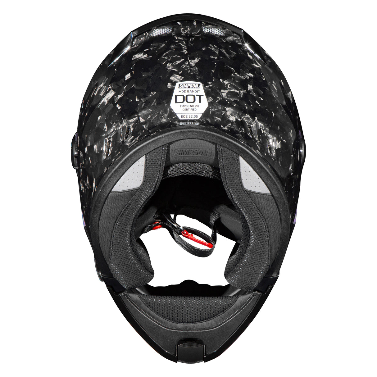 Simpson Motorcycle Mod Bandit Helmet - Forged Carbon - Medium - M59FCMD