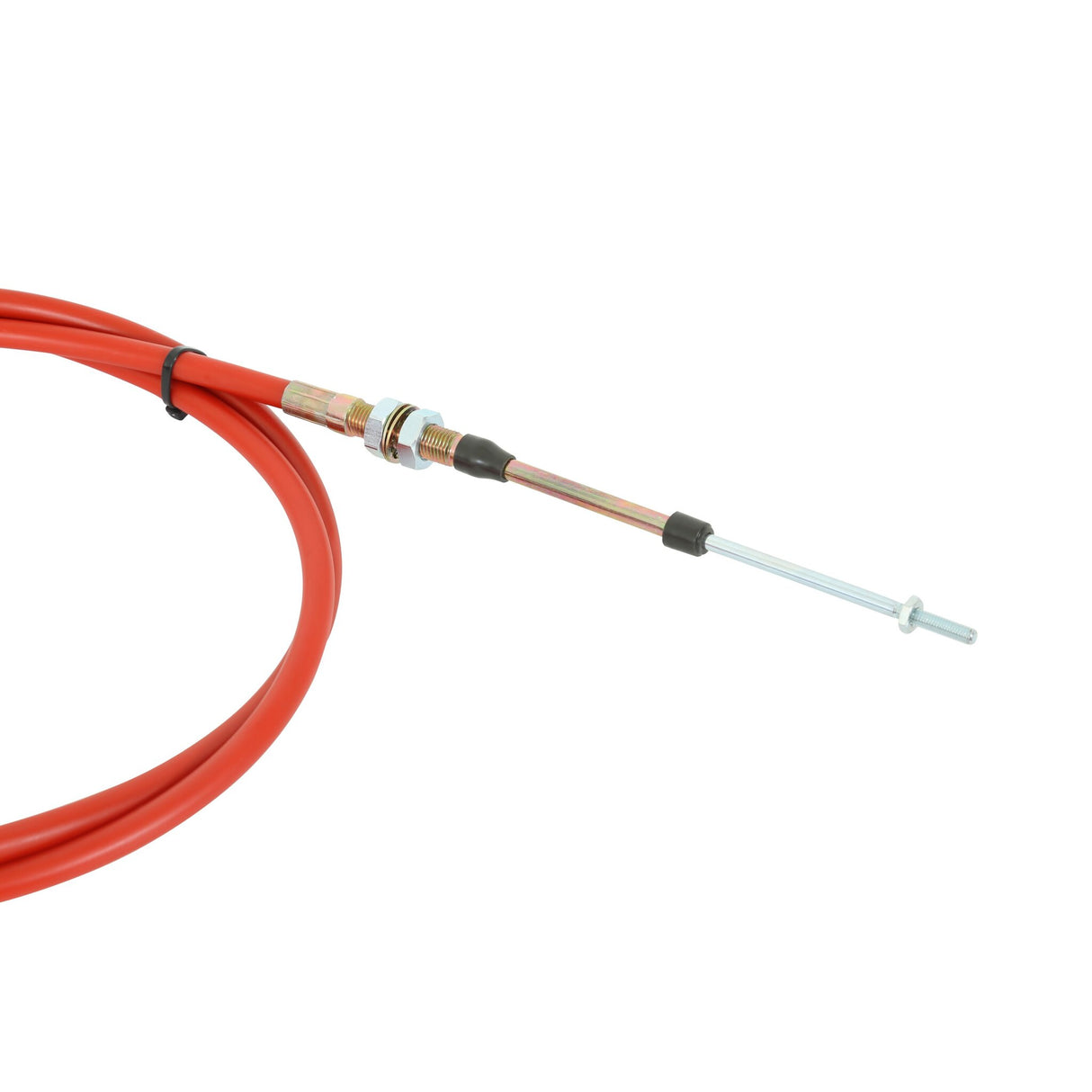 B&M Super Duty Race Shifter Cable - 8-Foot Length - Red - 80834