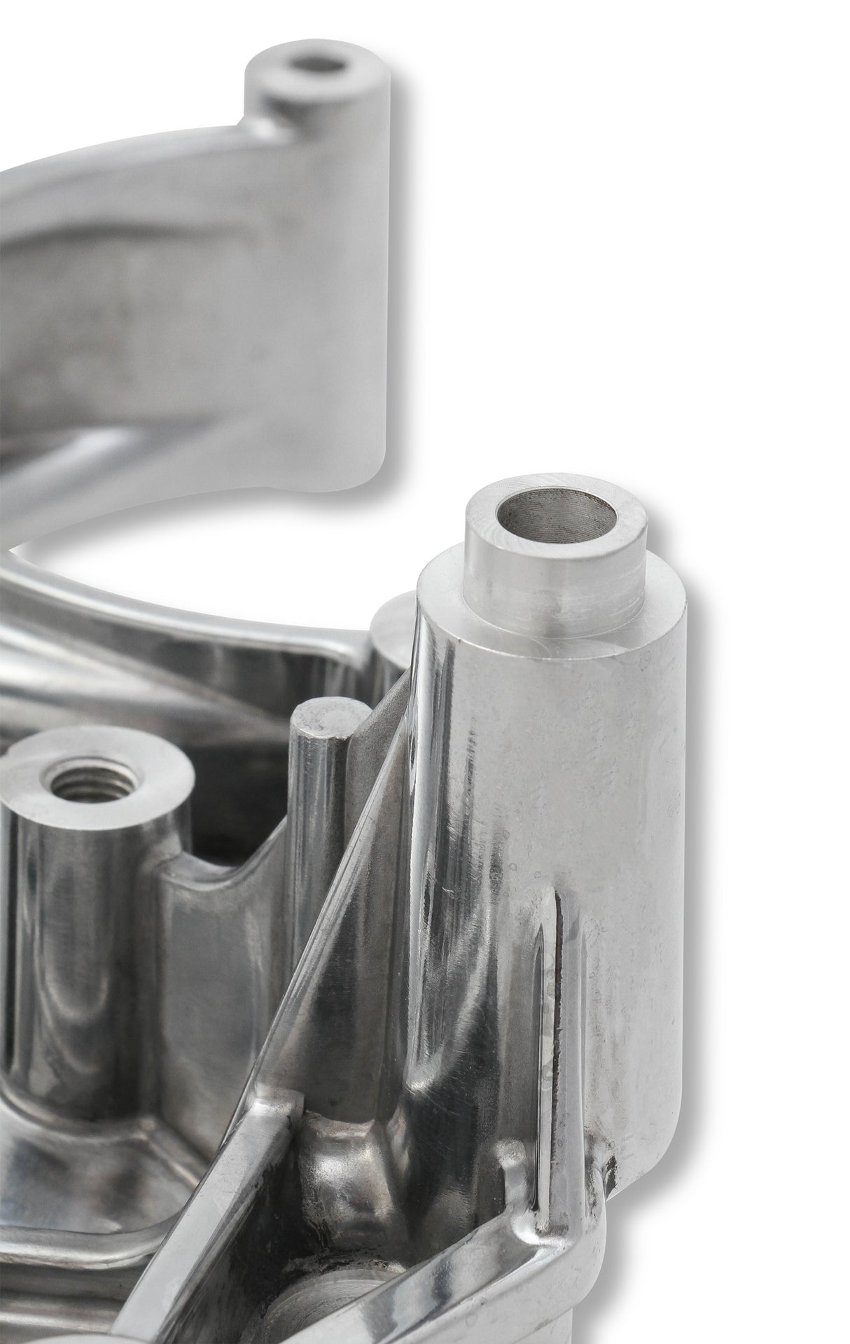Holley 20-132P LS/LT High-Mount Accessory Drive Bracket - Passenger's & Driver's Side Brackets Polished