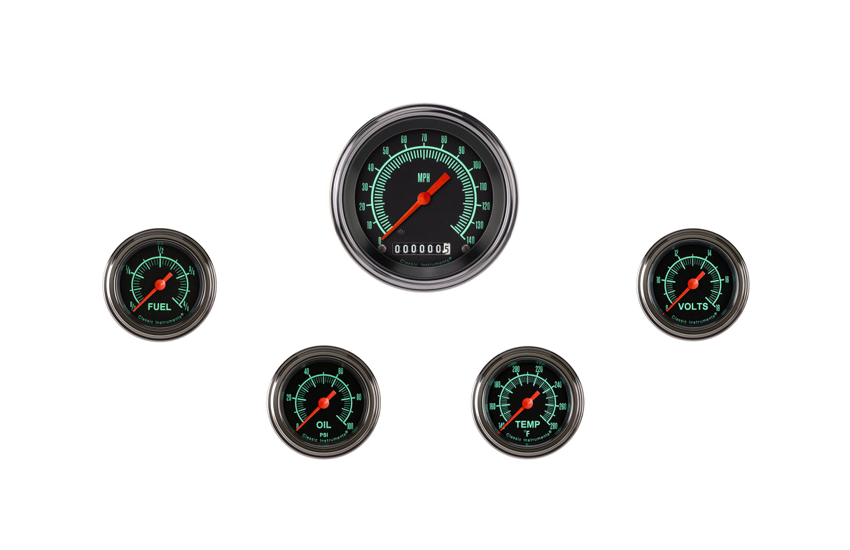 Classic Instruments G/Stock Five Gauge Set - GS100SLF