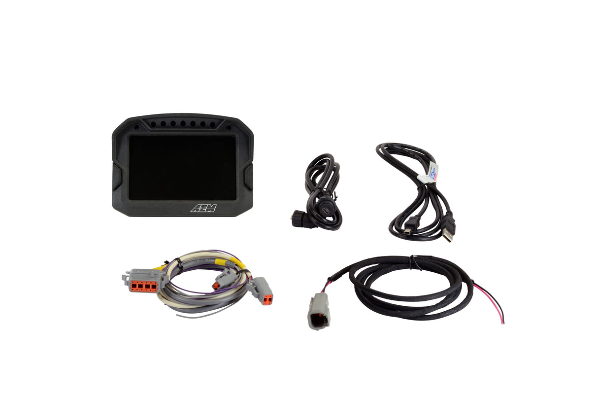 AEM CD-5G Carbon Non-Logging Display with Internal GPS - 30-5602