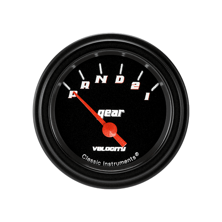 Classic Instruments Velocity Black 2 18/" Gear Indicator - VS07BBLF