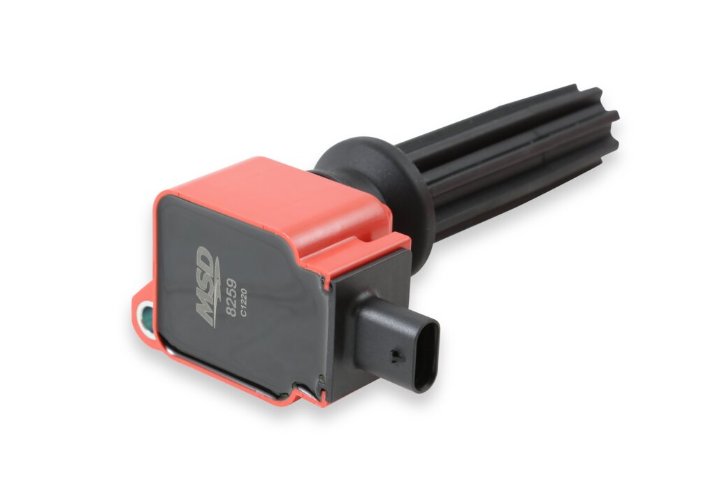 MSD Ignition Coil - Ford EcoBoost - 2.0L/2.3L L4 - Red - 4-Pack - 82594