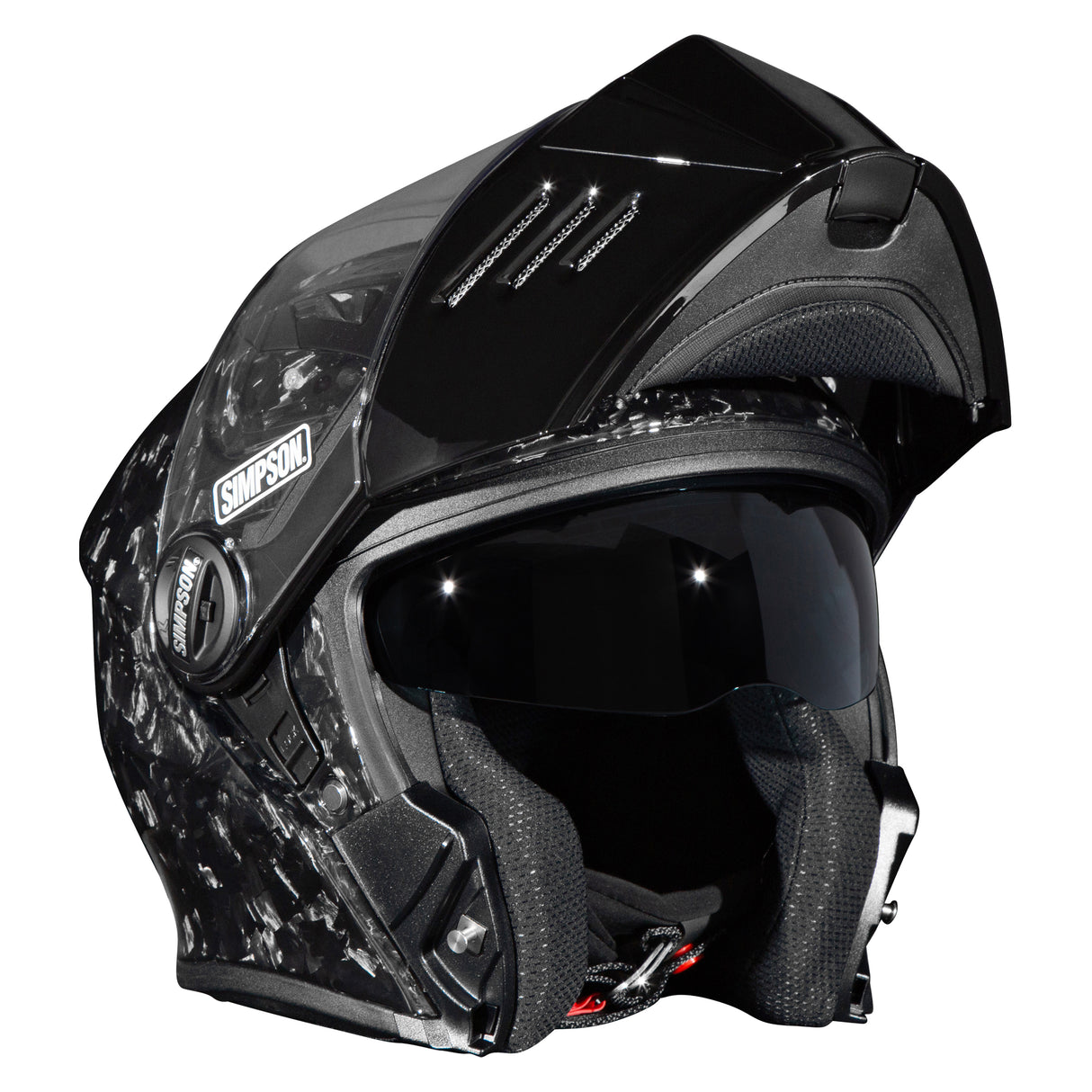 Simpson Motorcycle Mod Bandit Helmet - Forged Carbon - Double Extra Large - M59FC2X