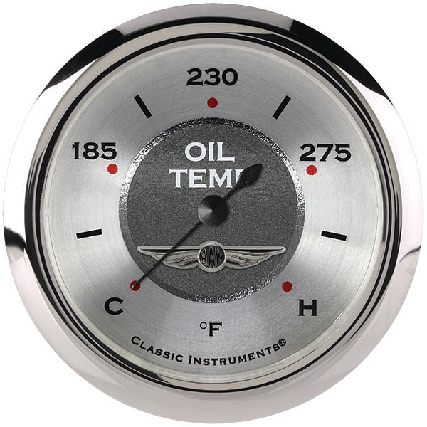 Classic Instruments All American 2 5/8" Oil Temperature Gauge - AW328SRC