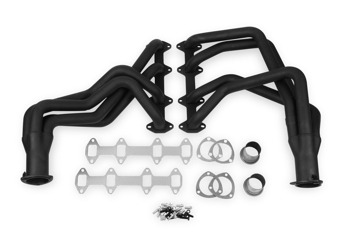 Flowtech Long Tube Header - Black Paint - 12542FLT