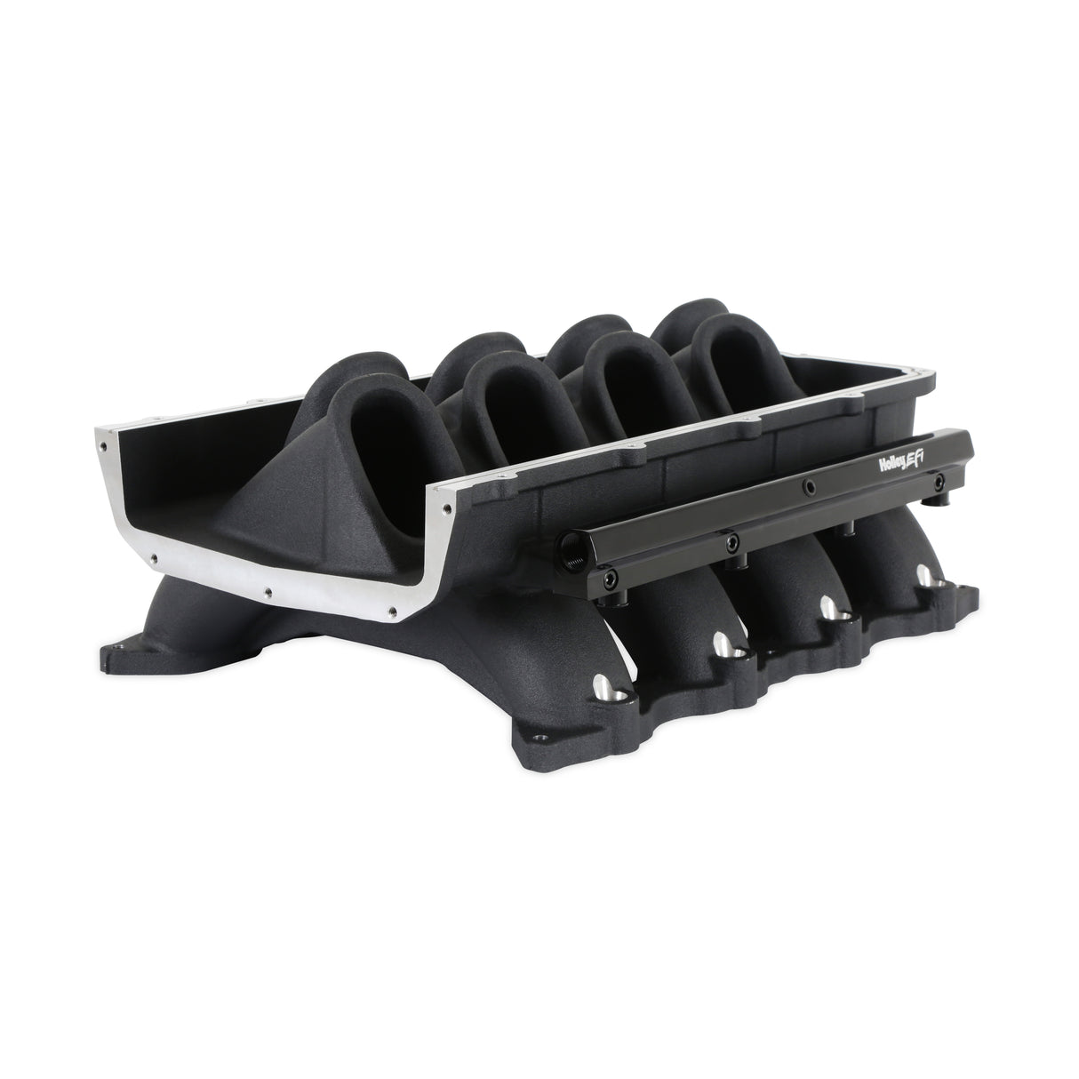 Holley 300-921BK ULTRA LO-RAM BASE, FORD COYOTE FRONT FEED BLACK
