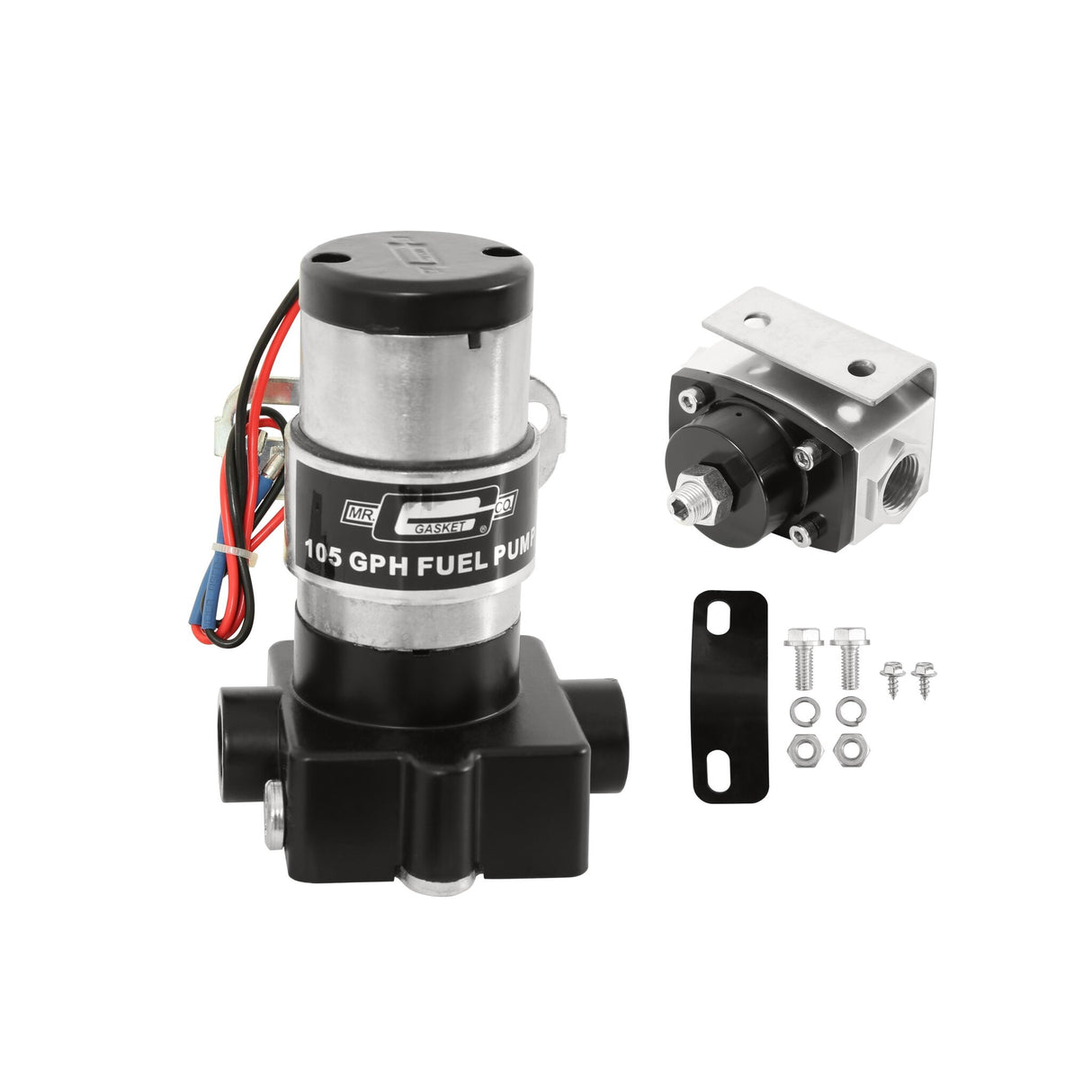 Mr Gasket Electric Fuel Pump with Regulator - 105 GPH - 105P