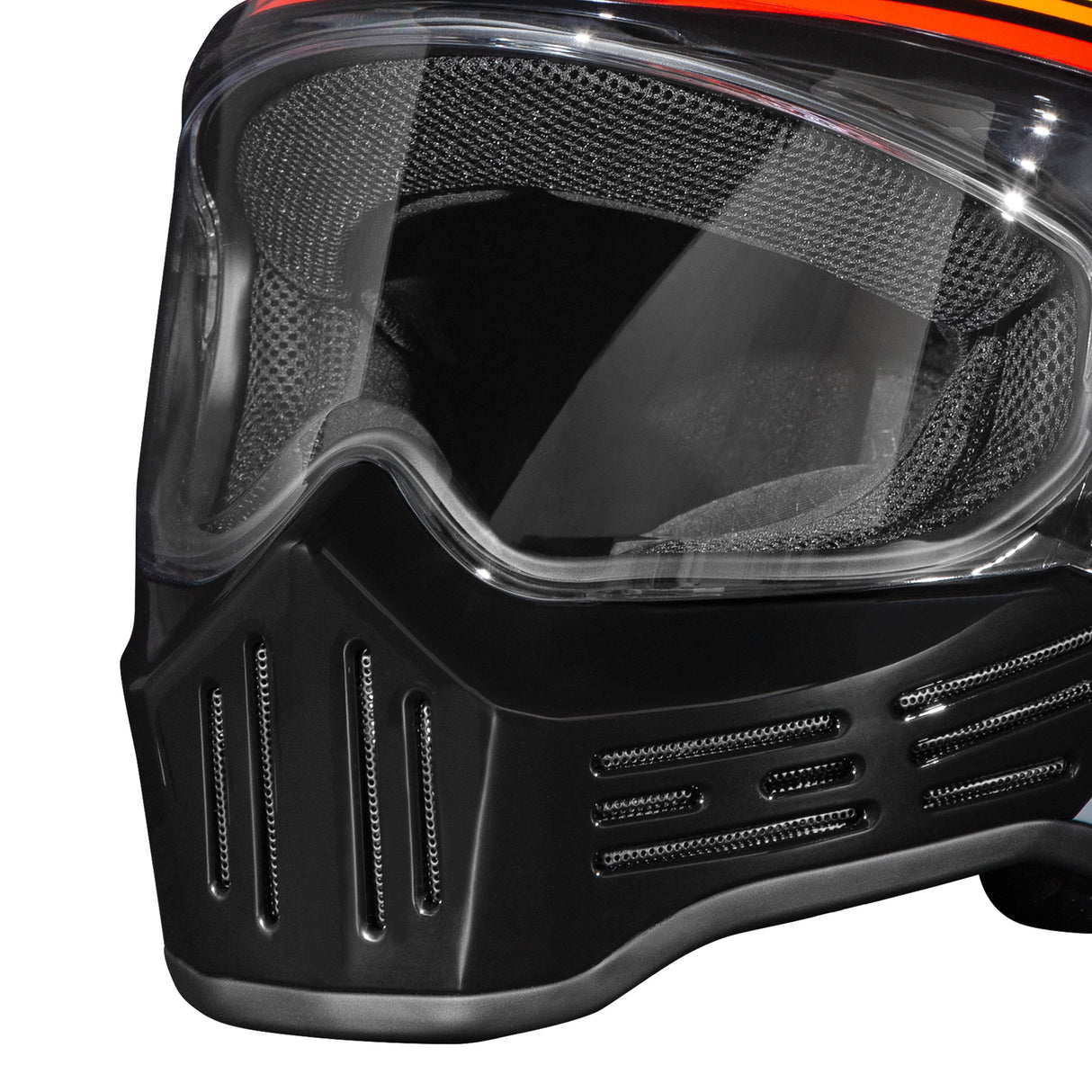 Simpson Motorcycle M30 Bandit Helmet - Slipline Black - Medium - M30SLIPMD