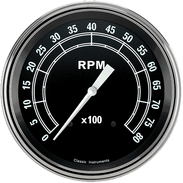 Classic Instruments Traditional 4 5/8" Tachometer - TR71SLF