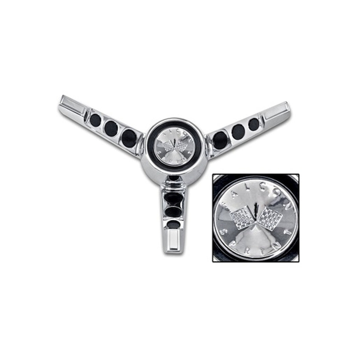 Scott Drake 64-65 Falcon Sprint Horn Ring (Alternator, concours, 3-spoke) - C4DZ-13A805-A