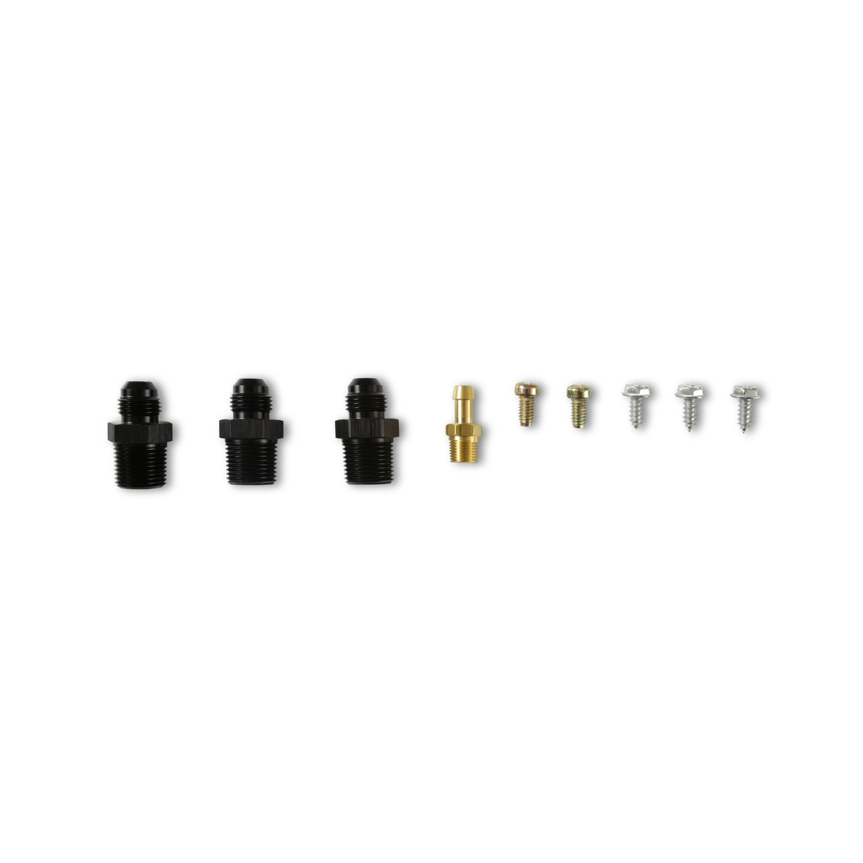 Holley 12-880KIT Carb/EFI Adjustable Billet By-Pass Regulator-6AN Kit