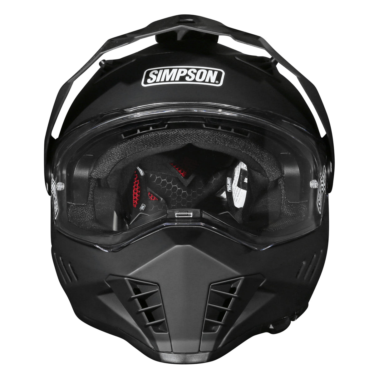 Simpson Motorcycle Xcursion Bandit Helmet - Matte Black - Large - XB3LG