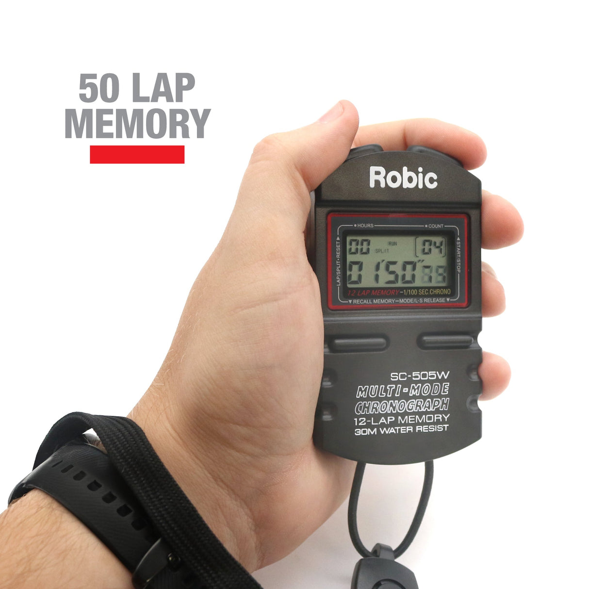 Longacre Robic™ SC 505W Stopwatch - 52-22168