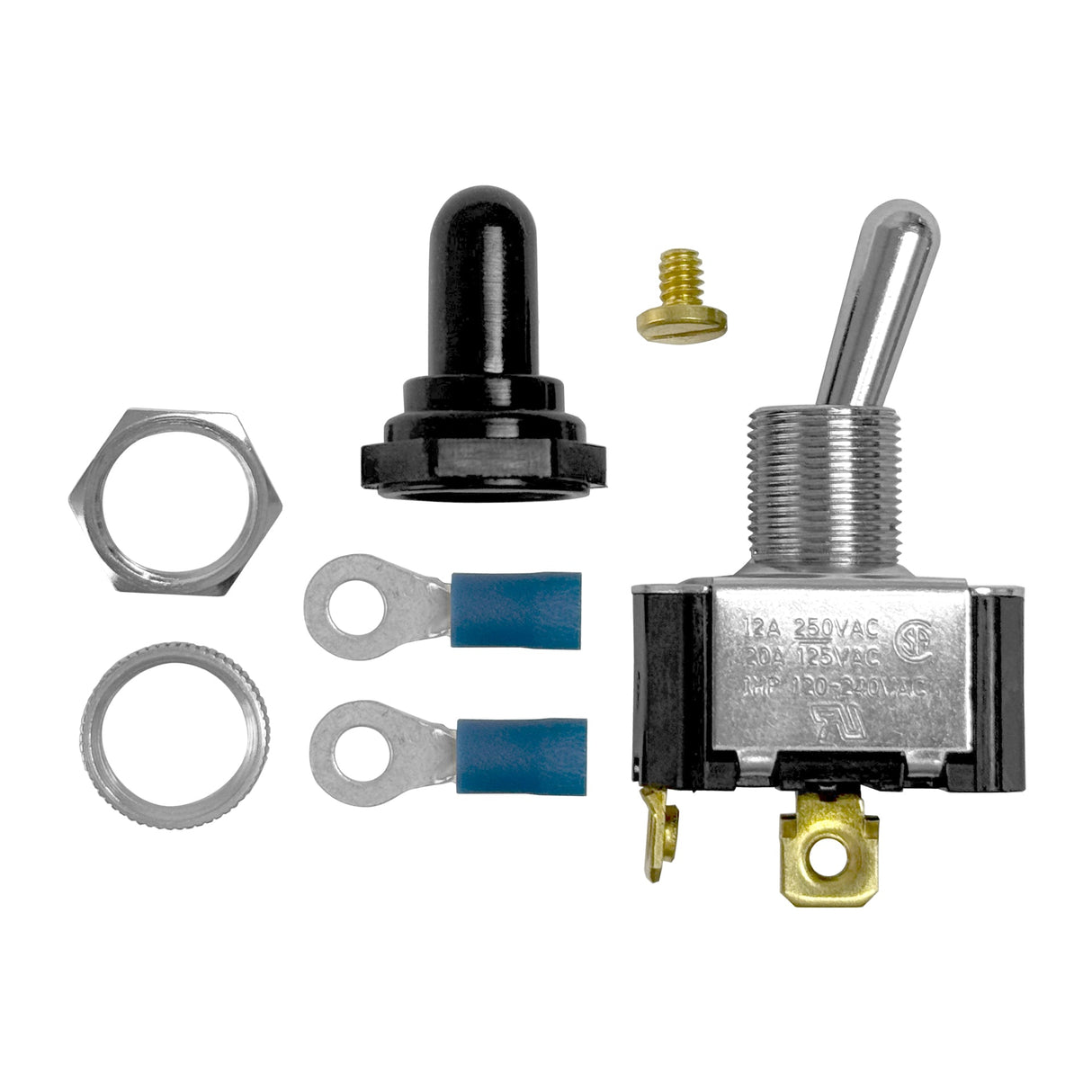 Longacre 2 Terminal HD Ignition Switch w/ Weatherproof Cover - 52-45420