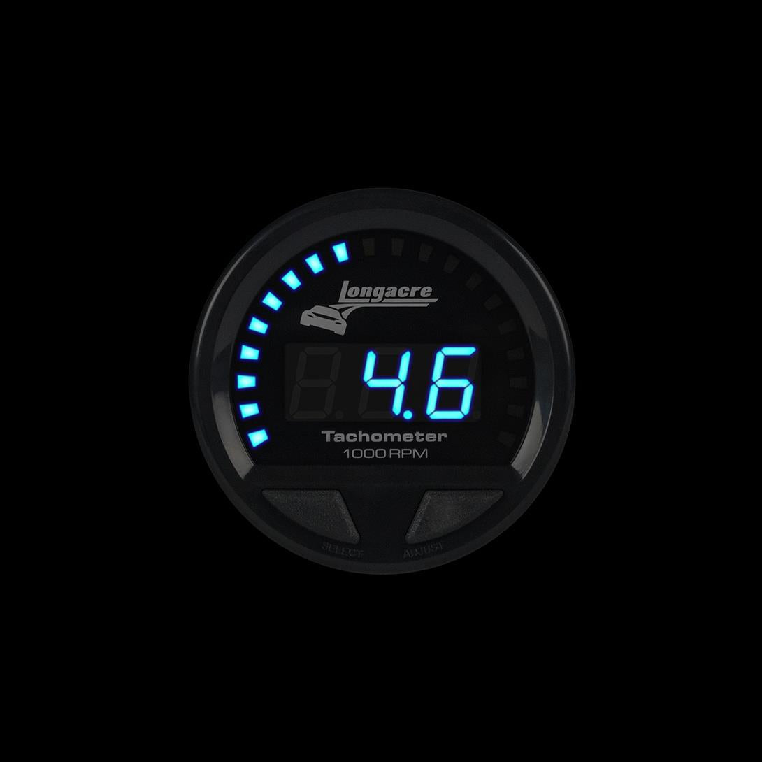 Longacre Digital Elite Waterproof Tachometer 2-5/8" Face - 52-46863