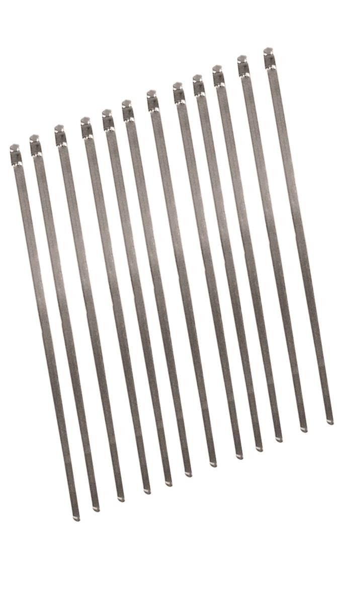Longacre Stainless Steel Header Wrap Locking Ties - 14" - package 12 - 52-47845 52-47845