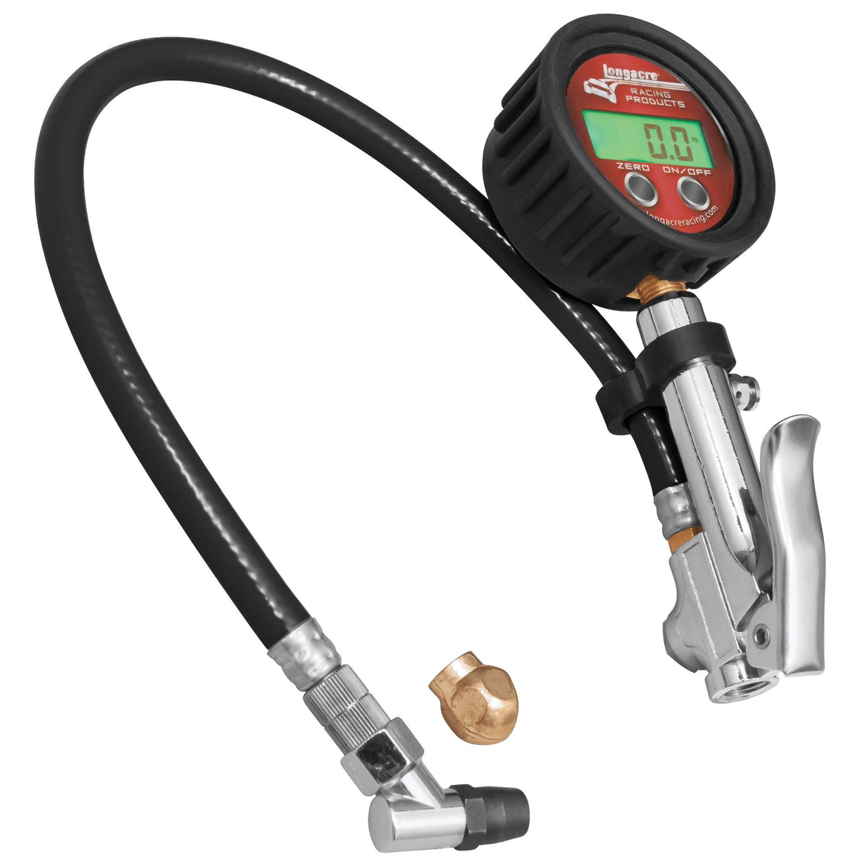 Longacre Digital Quick Fill Tire Pressure Gauge 0-125 psi - 52-53098